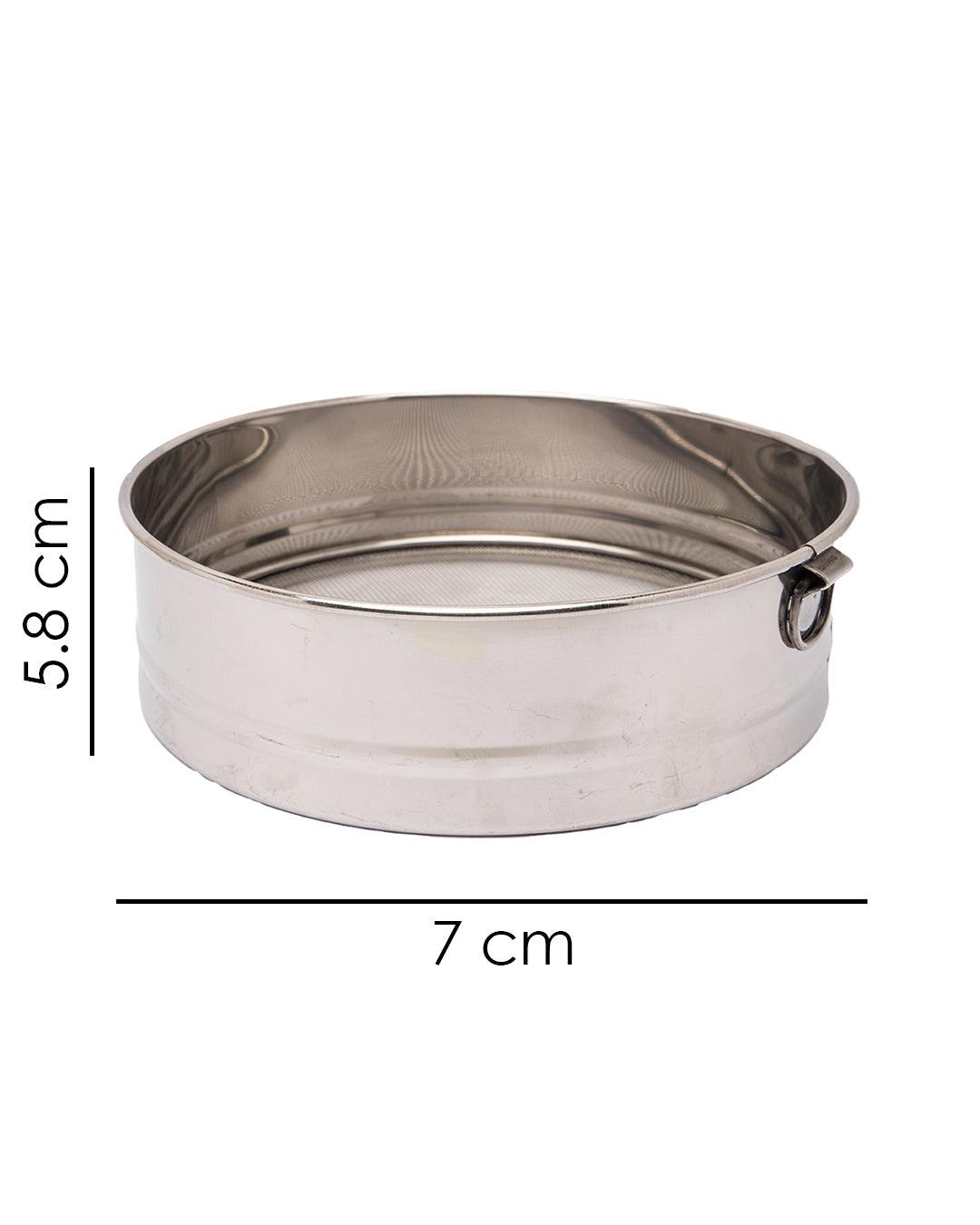 Market 99 Flour Strainer, Silver, Stainless Steel - MARKET 99