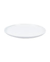 Market 99 Hammered Melamine Tableware White Glossy Finish Full Plates for Dining Table (Set Of 6, White) - MARKET 99