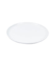 Market 99 Hammered Melamine Tableware White Glossy Finish Full Plates for Dining Table (Set Of 6, White) - MARKET 99
