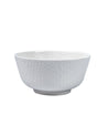 Market 99 Hammered Melamine Tableware White Glossy Finish Soup Bowls for Dining Table (Set Of 6, 300 mL ) - MARKET 99