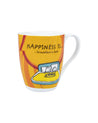 Market 99 - 'HAPPINESS IS … breakfast in bed' Graphic Print Ceramic Tea, Milk & Coffee Mugs (Set of 2, 340  mL) - MARKET 99