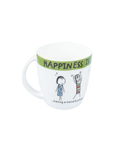 Market 99 - 'HAPPINESS IS … having weird brother' Graphic Print Ceramic Tea, Milk & Coffee Mugs (Set of 2, 340 mL) - MARKET 99