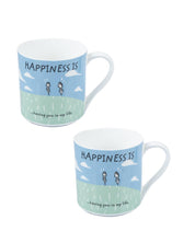 Market 99 - 'HAPPINESS IS … having you in life' Graphic Print Serving Tea, Milk & Coffee Mugs In Ceramic (Set of 2, 340 mL) - MARKET 99