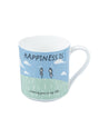 Market 99 - 'HAPPINESS IS … having you in life' Graphic Print Serving Tea, Milk & Coffee Mugs In Ceramic (Set of 2, 340 mL) - MARKET 99