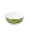 Market 99 - 'HAPPINESS IS … sharing lunch' Graphic Print Serving Bowl Katoris In Ceramic (Set of 4, 340 mL) - MARKET 99