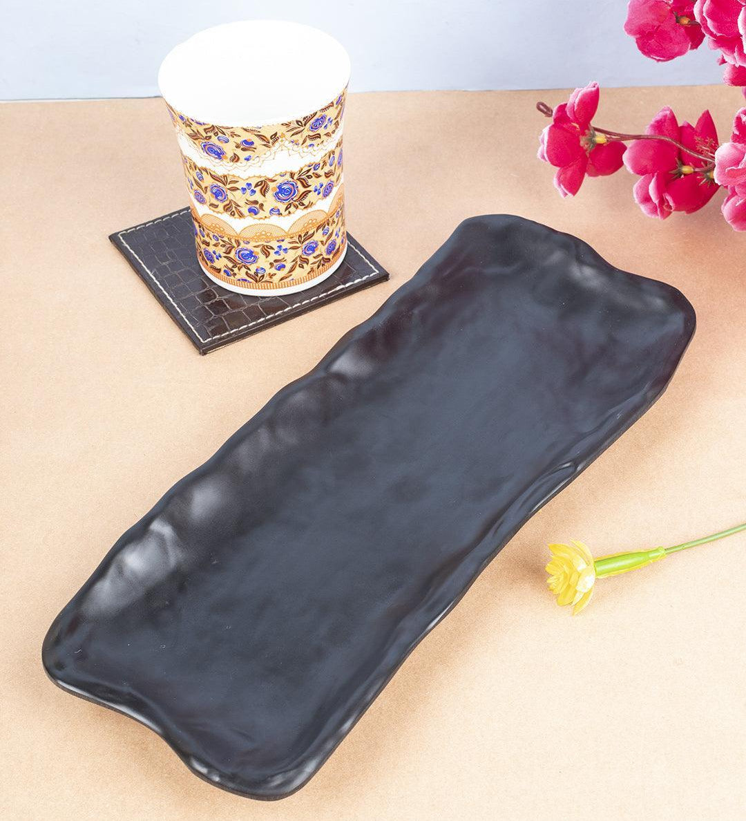 Market 99 Melamine Serveware Solid Glossy Finish Platter for Dining Table - MARKET 99