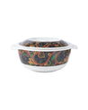 Market 99 Melamine Tableware Glossy Finish Dual Glazed Casserole with Lid for Dining Table - MARKET 99