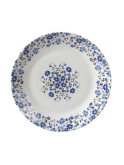Market 99 Melamine Tableware Glossy Floral Finish Quarter Plates for Dining Table (Set Of 6) - MARKET 99