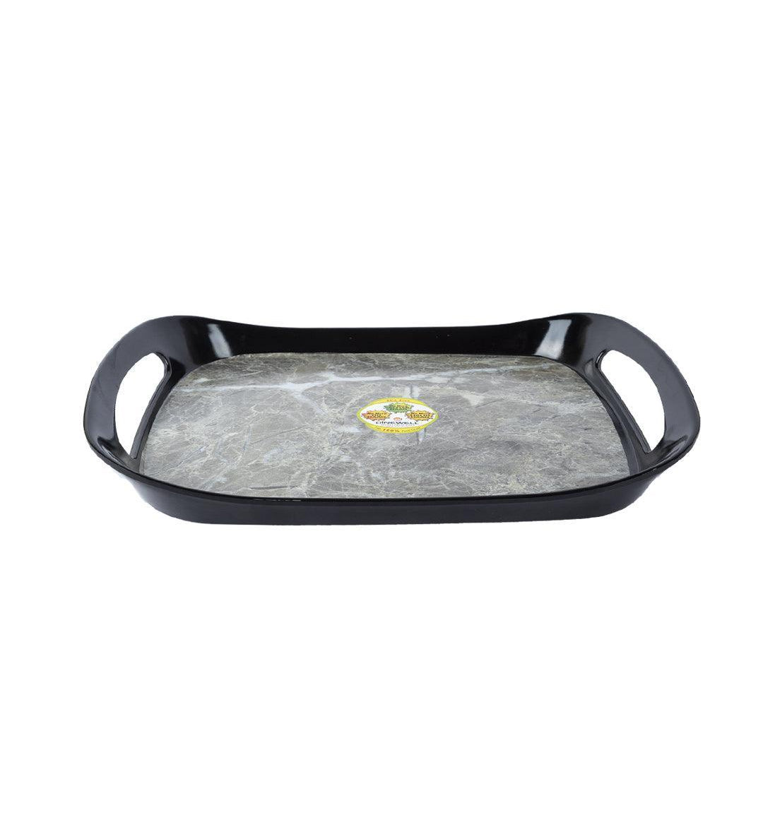 Market 99 Melamine Wooden Print Small Serving Tray for Kitchen - MARKET 99