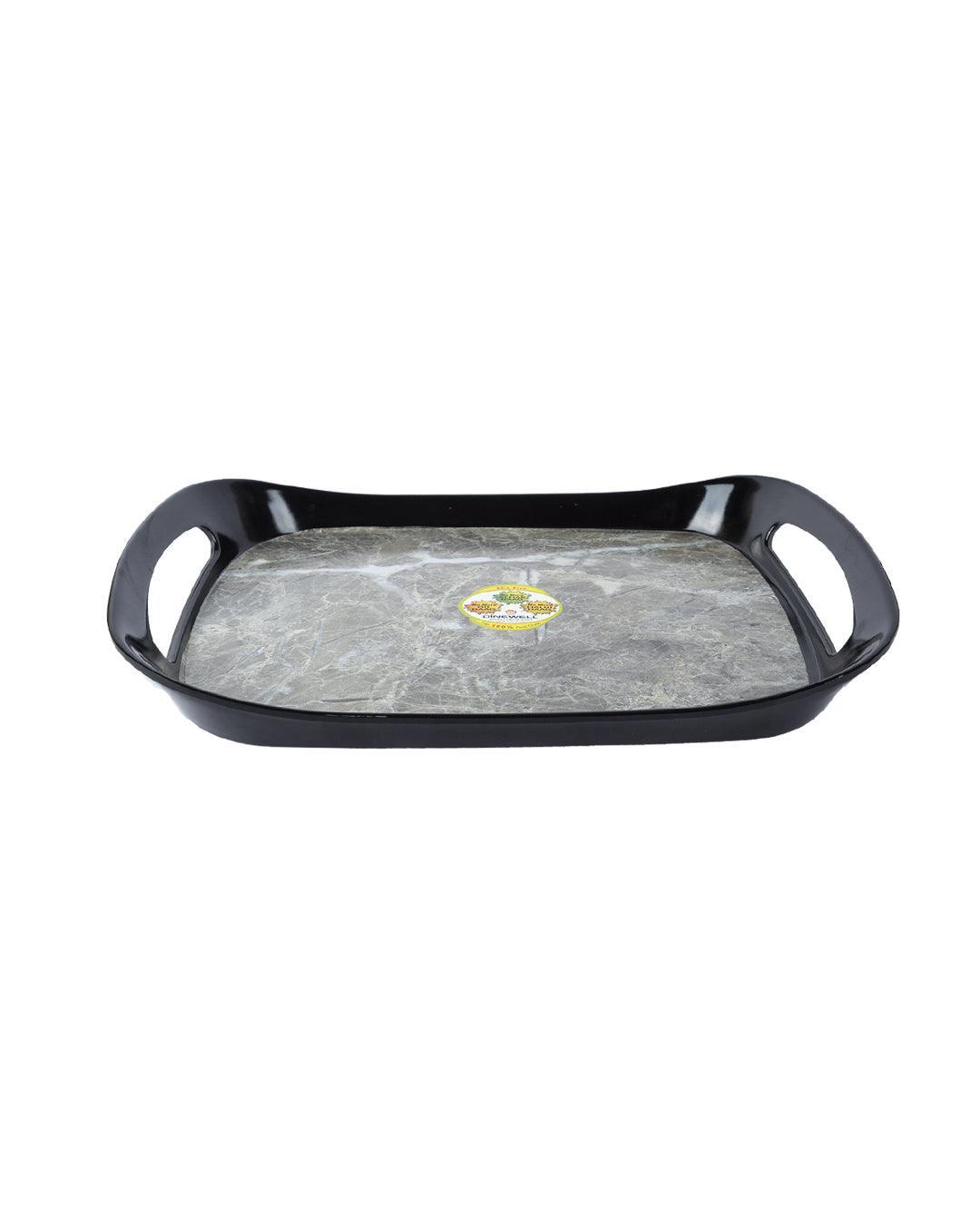 Market 99 Melamine Wooden Print Small Serving Tray for Kitchen - MARKET 99