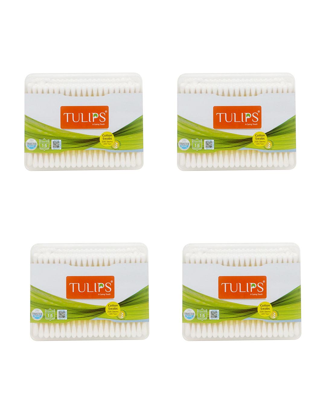 Swabs (Pack of 4) 100% Pure & Soft Cotton - MARKET 99