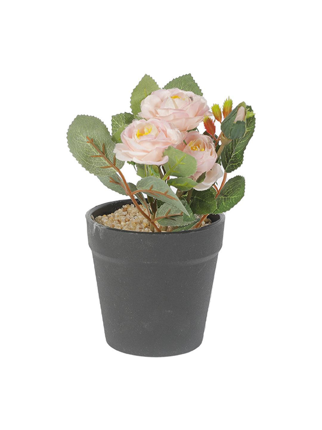Market 99 Realistic Artificial Bonsai Fake Rose Flower Plant Pot - MARKET 99