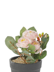 Market 99 Realistic Artificial Bonsai Fake Rose Flower Plant Pot - MARKET 99