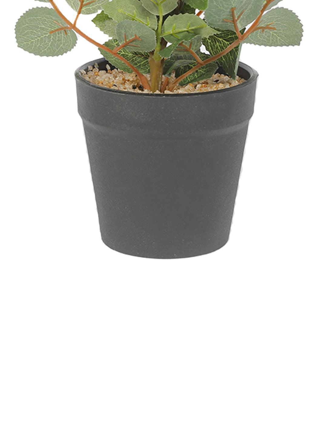 Market 99 Realistic Artificial Bonsai Fake Rose Flower Plant Pot - MARKET 99