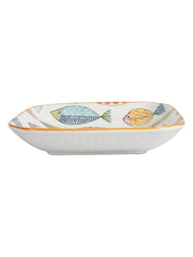 Market 99 Round Ceramic Dinner Plates - MARKET 99