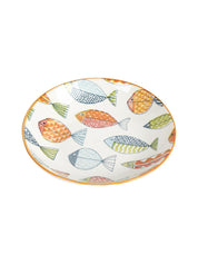 Market 99 Round Ceramic Dinner Plates - MARKET 99