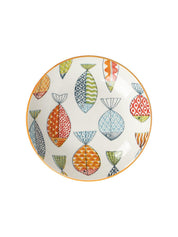 Market 99 Round Ceramic Dinner Plates - MARKET 99