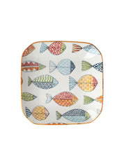 Market 99 Round Ceramic Dinner Plates - MARKET 99