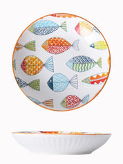 Market 99 Round Ceramic Serving Bowl - MARKET 99