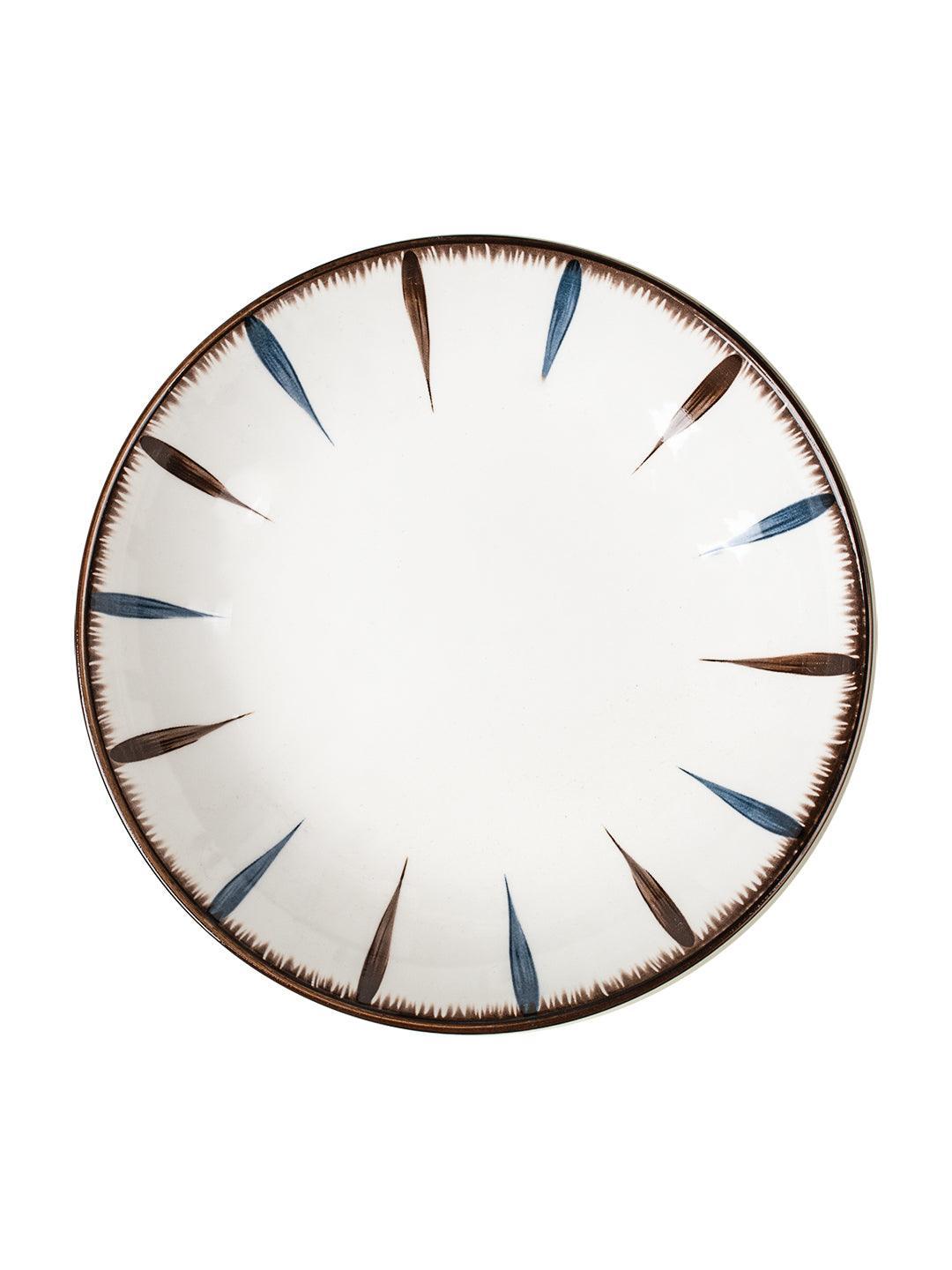 Market 99 Round Serveware Ceramic Dinner Plates - MARKET 99