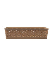 Market 99 Small Plastic Multipurpose Storage Basket ( Set Of 6, Solid Brown Colour) - MARKET 99