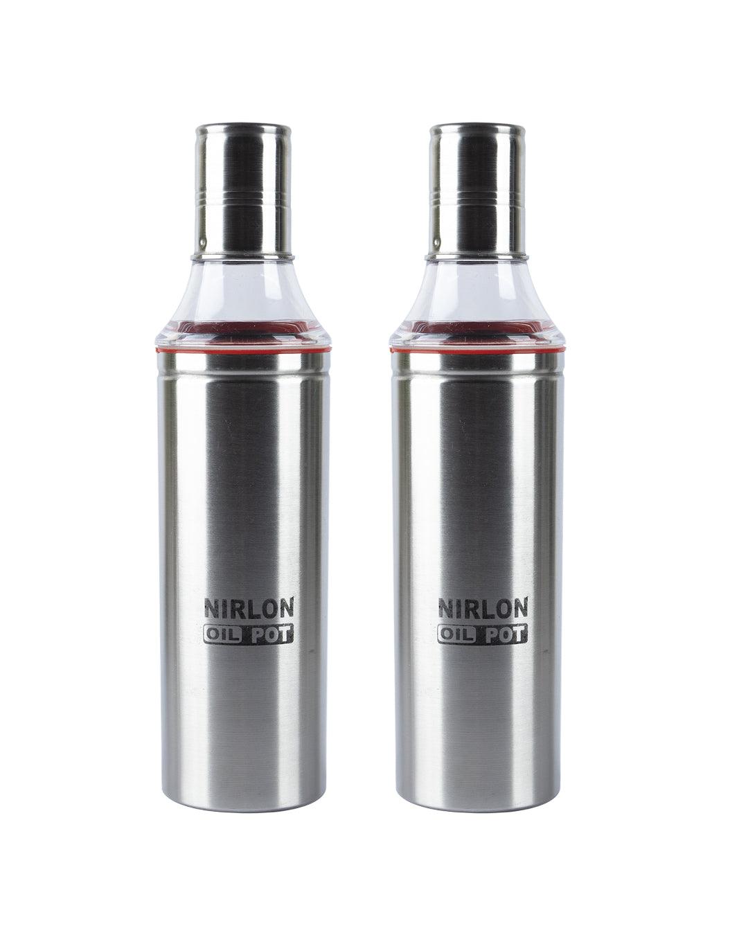 Dispenser With Screw Caps (Set Of 2, 1000 mL) - NIRLON - MARKET 99