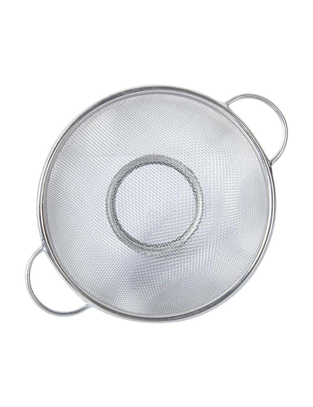 Market 99 Stainless Steel Soup & Juice Strainer + Colander Stainer (Set of 2, Silver Colour) - MARKET 99