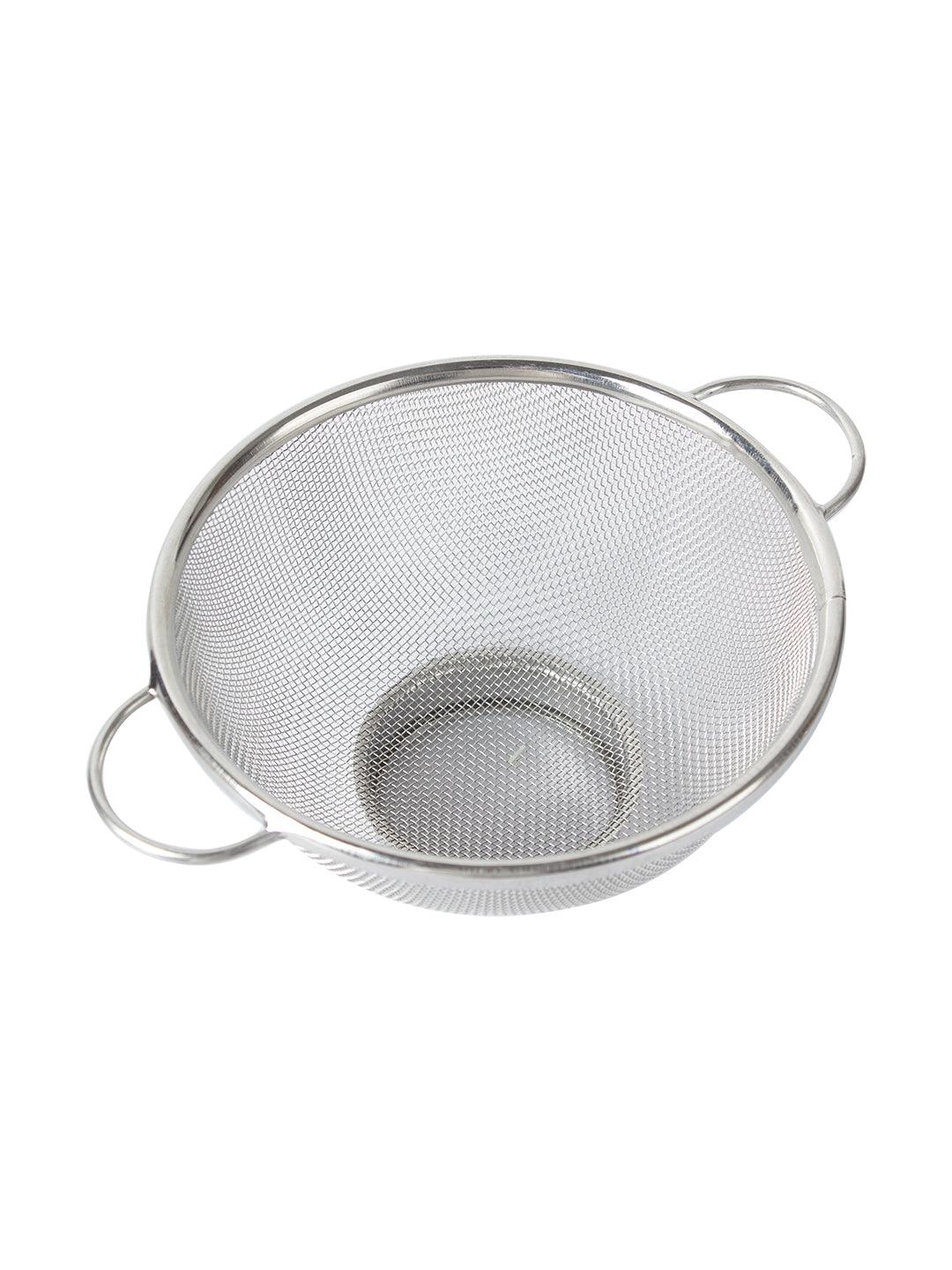 Market 99 Stainless Steel Soup & Juice Strainer + Colander Stainer (Set of 2, Silver Colour) - MARKET 99