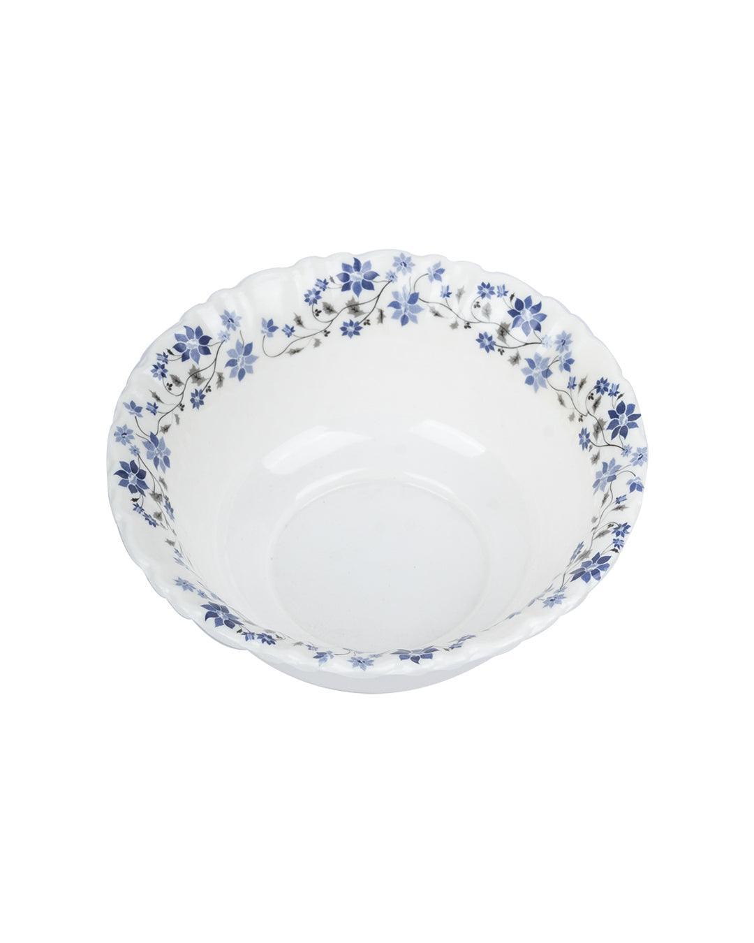 Market 99 Tableware Melamine Glossy Floral Finish Soup Bowls for Dining Table ( Set Of 6, 210 mL ) - MARKET 99