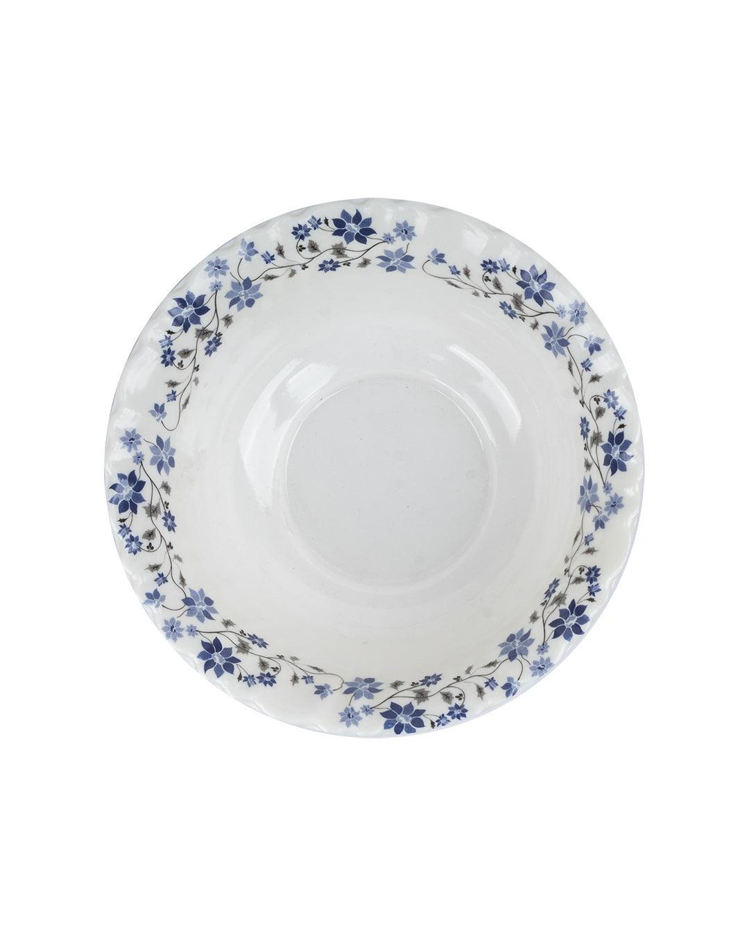 Market 99 Tableware Melamine Glossy Floral Finish Soup Bowls for Dining Table ( Set Of 6, 210 mL ) - MARKET 99