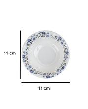 Market 99 Tableware Melamine Glossy Floral Finish Soup Bowls for Dining Table ( Set Of 6, 210 mL ) - MARKET 99