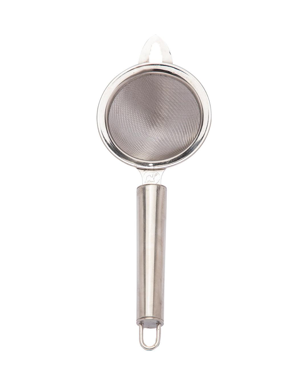 Market 99 Tea Time Strainer, Silver, Stainless Steel - MARKET 99