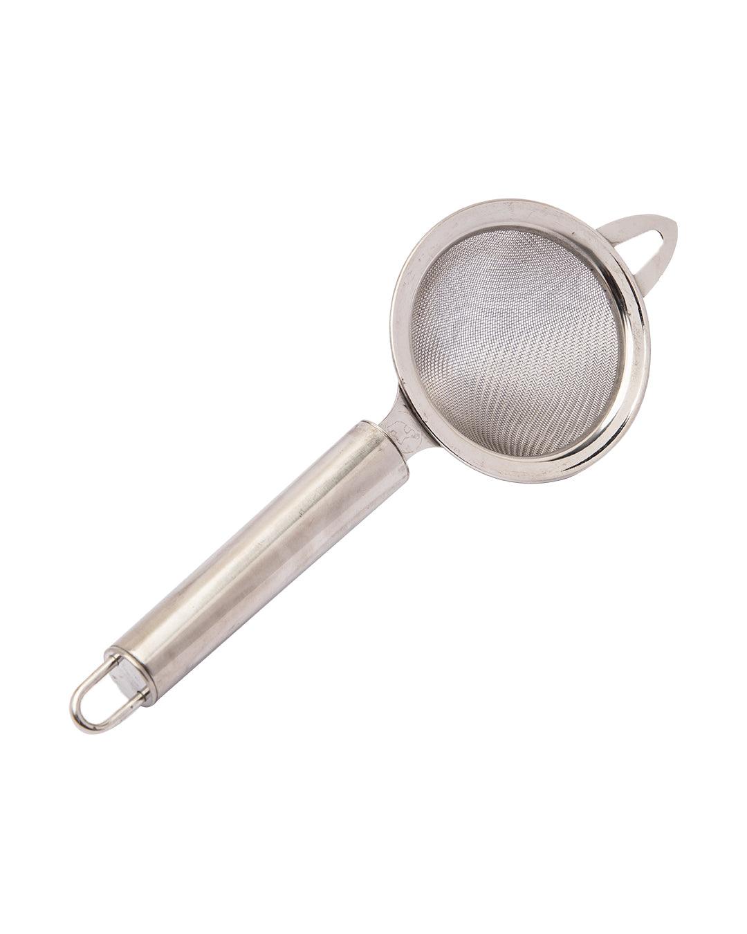 Market 99 Tea Time Strainer, Silver, Stainless Steel - MARKET 99