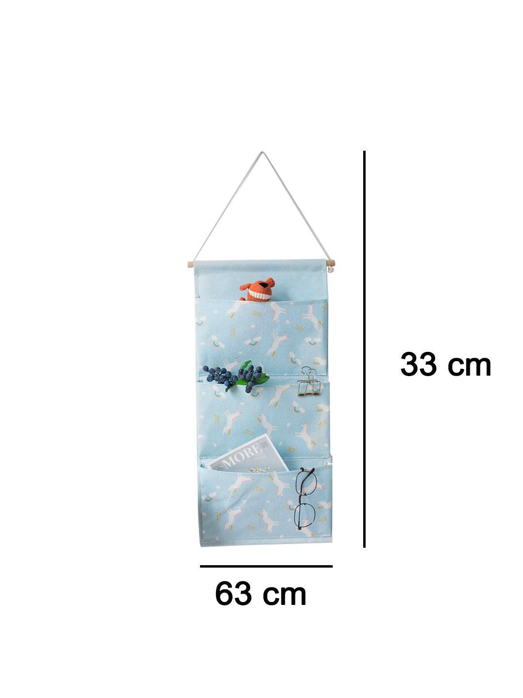 Market 99 Wall Hanging Storage Bag With 3 Pocket And Key Hook - MARKET 99