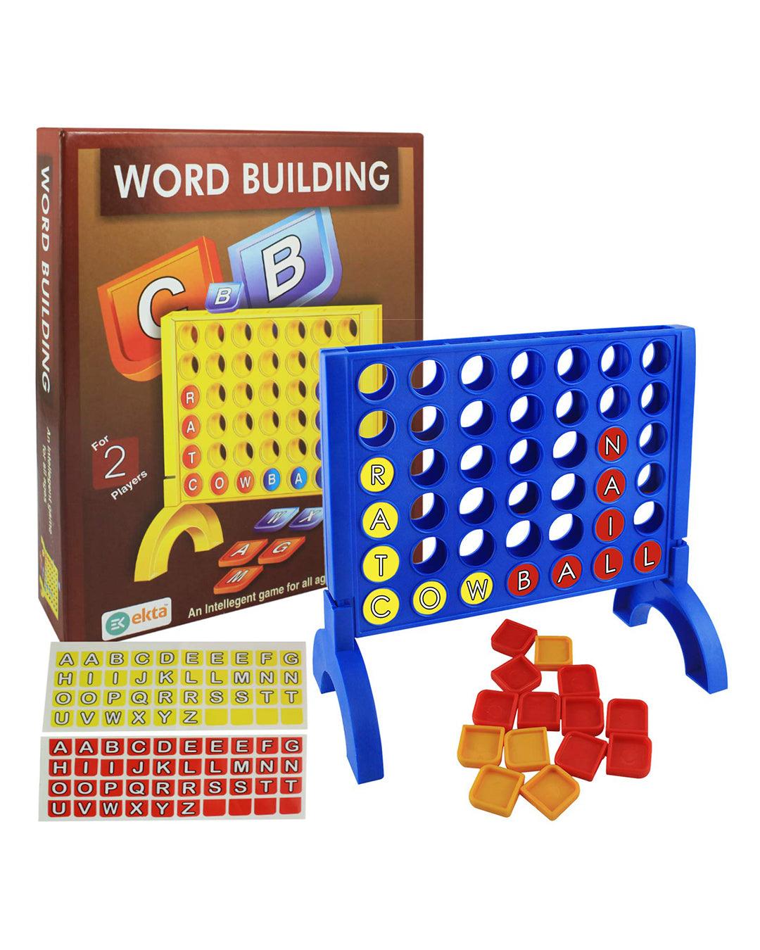 Market 99 Word Building Board Game Set - For 2 Kids Player - MARKET 99