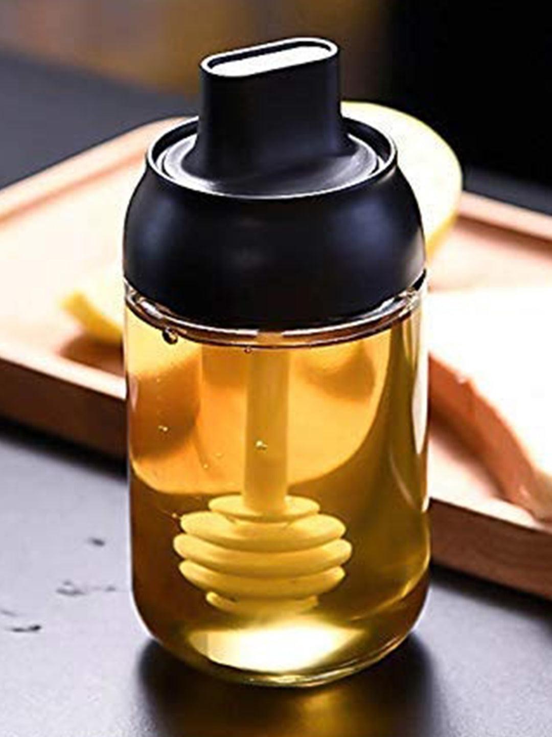 Market99 250Ml Honey Glass Jar With Dipper - MARKET 99