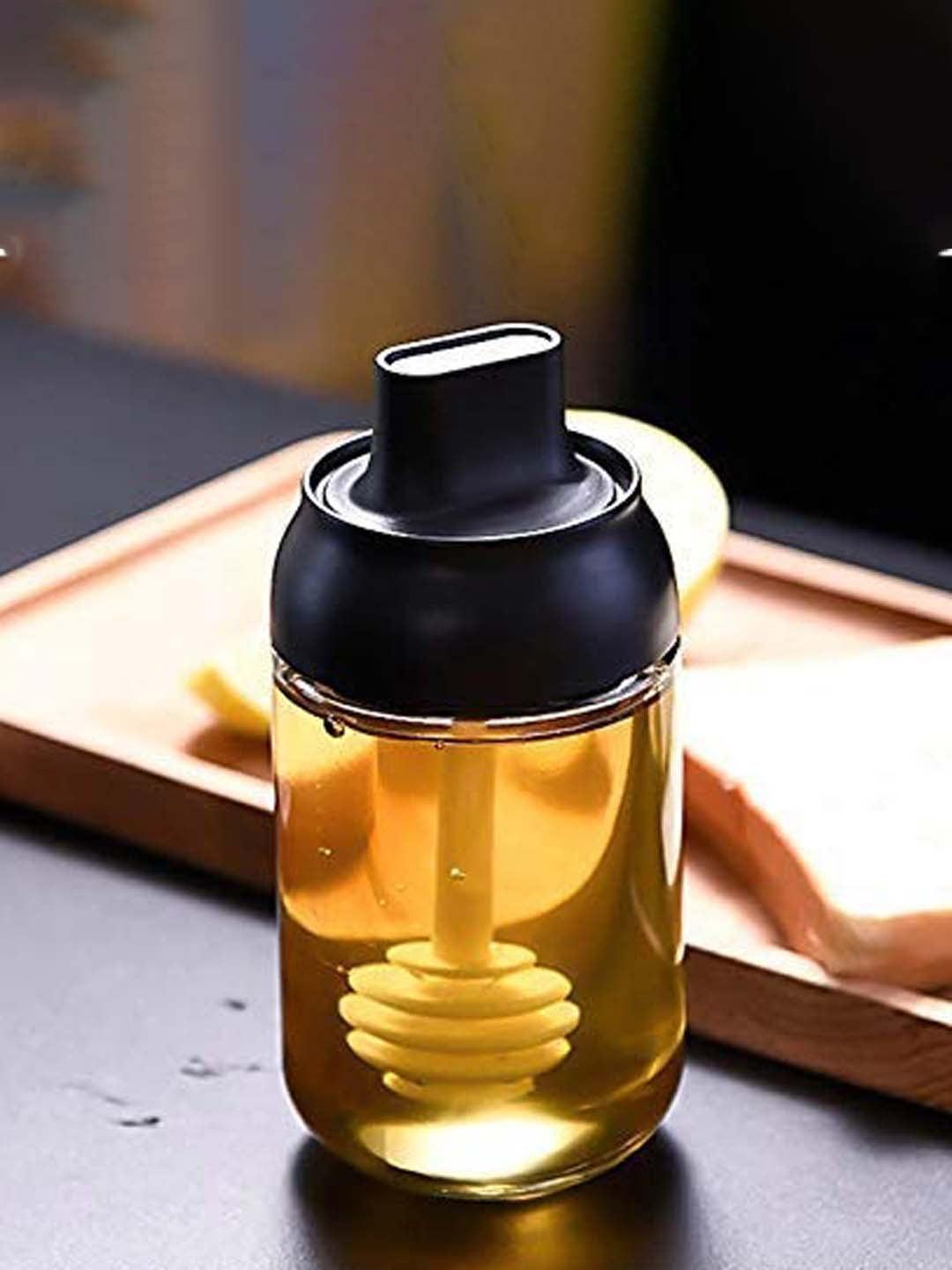Market99 280Ml Honey Glass Jar With Dipper - MARKET 99