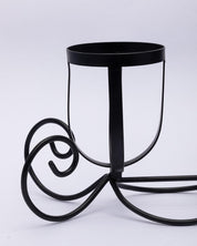 Market99 3 T-Light Candle Holder, Multicolour Votive Holder, Modern Design, Black Finish, Mild Steel - MARKET 99