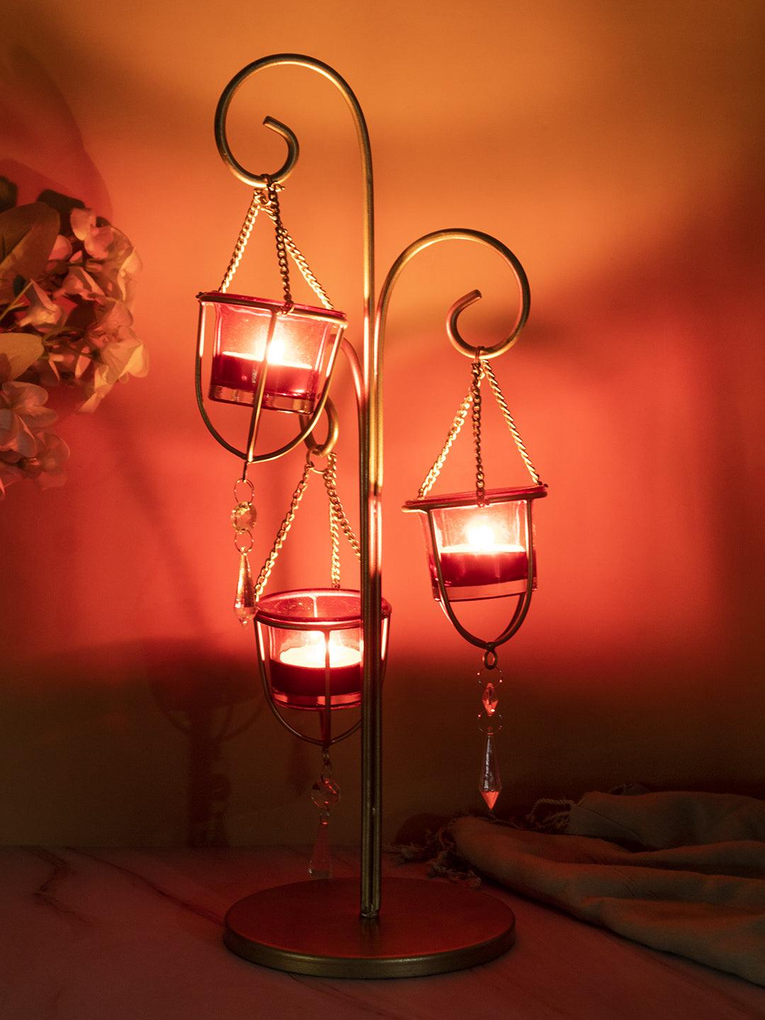 Hanging votive deals candle holders