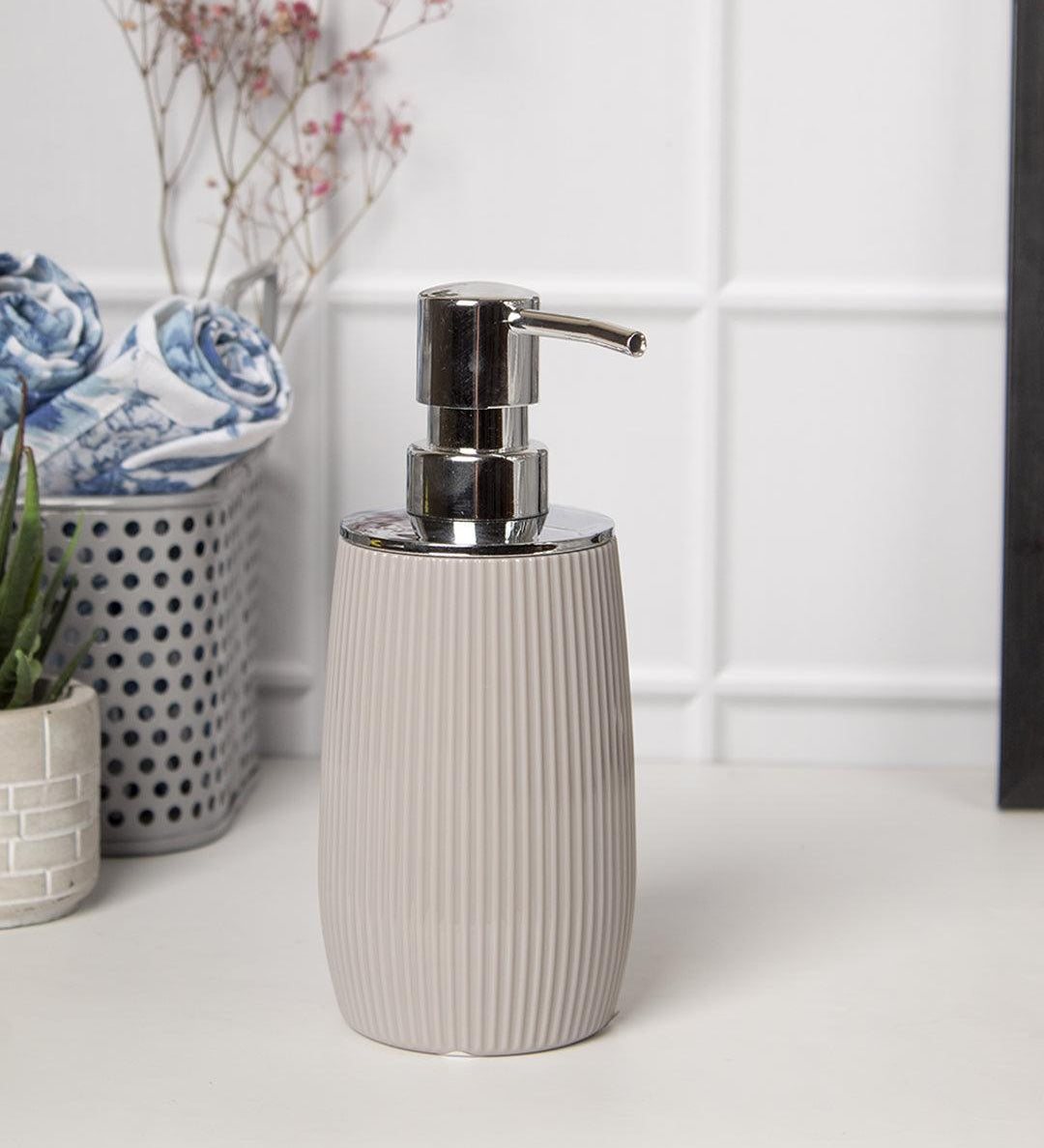 Market99 320mL Striped Liquid Soap Dispenser - MARKET 99