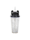 Market99 380Ml Cat Ear Travel Sipper With Straw - MARKET 99