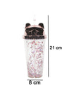 Market99 380Ml Cat Ear Travel Sipper With Straw - MARKET 99