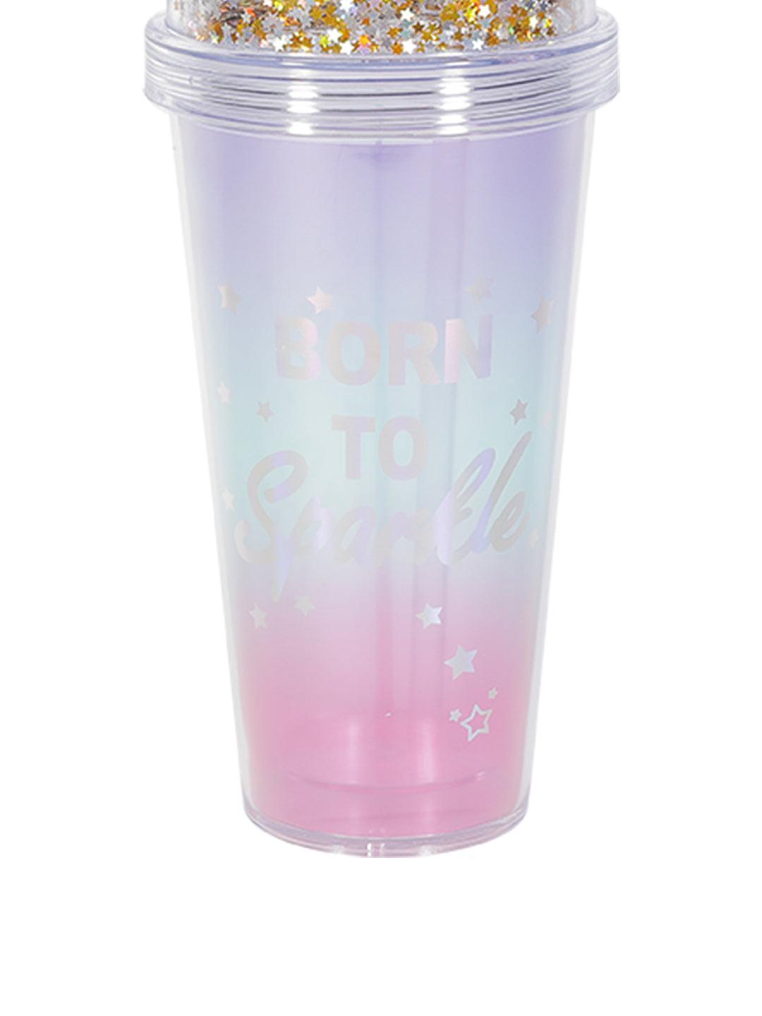 Market99 380Ml Plastic Tumbler With Straw And Lid - MARKET 99