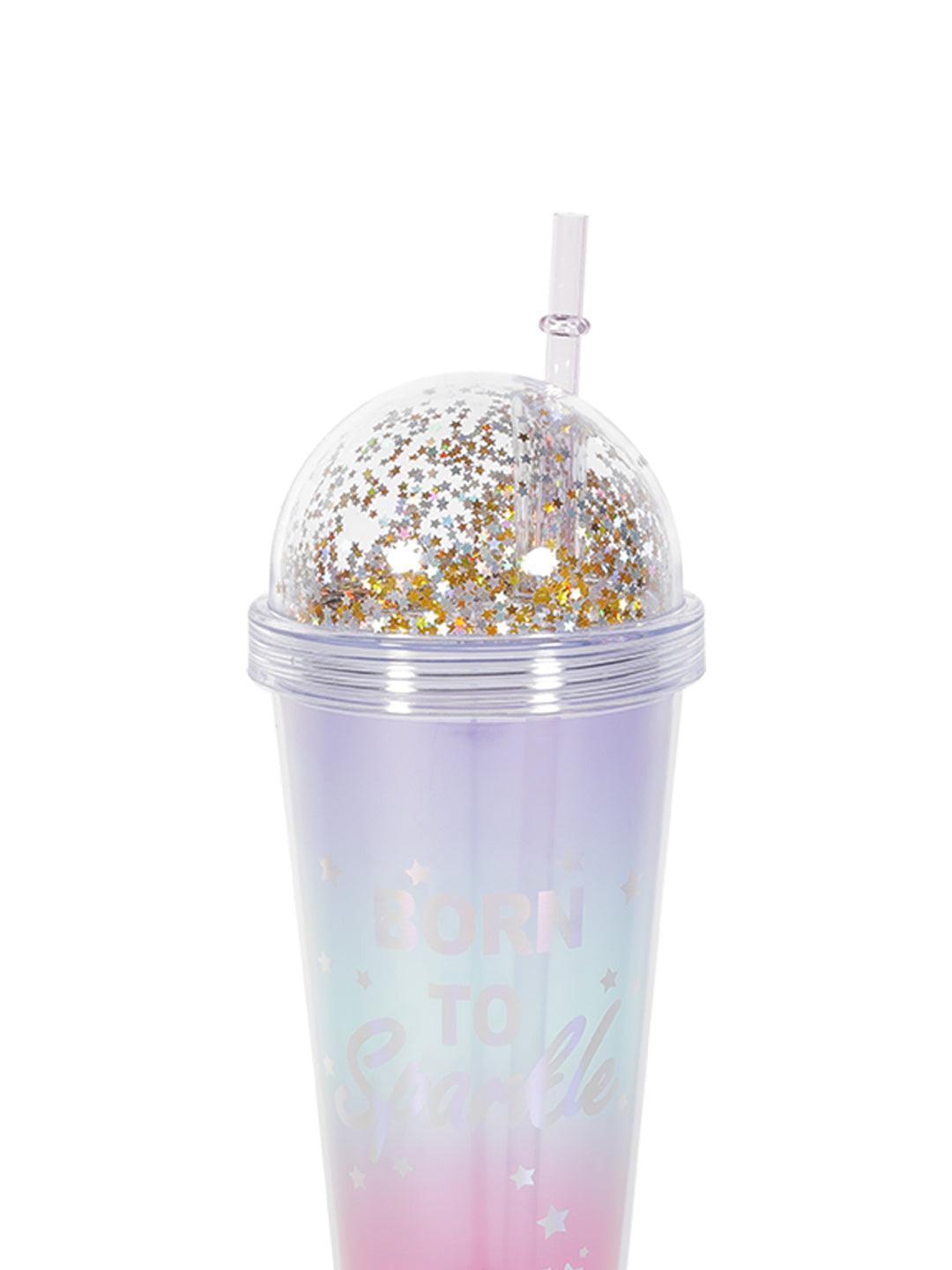 Market99 380Ml Plastic Tumbler With Straw And Lid - MARKET 99