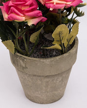 Market99 Artificial Flower with Pot, Multicolour, Plastic - MARKET 99