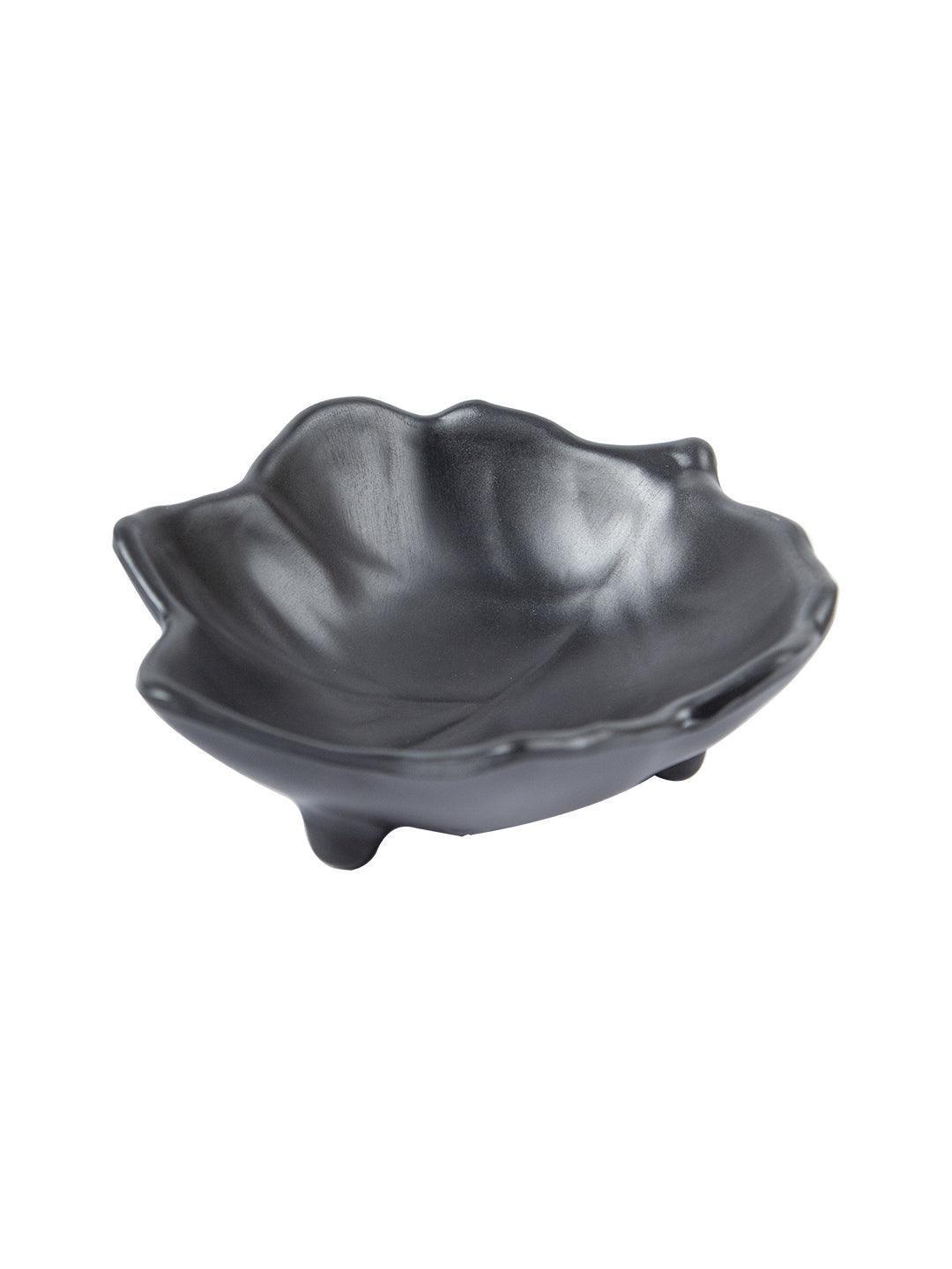 Black Melamine Chutney Bowls, Each 30mL, Set Of 6 Pcs