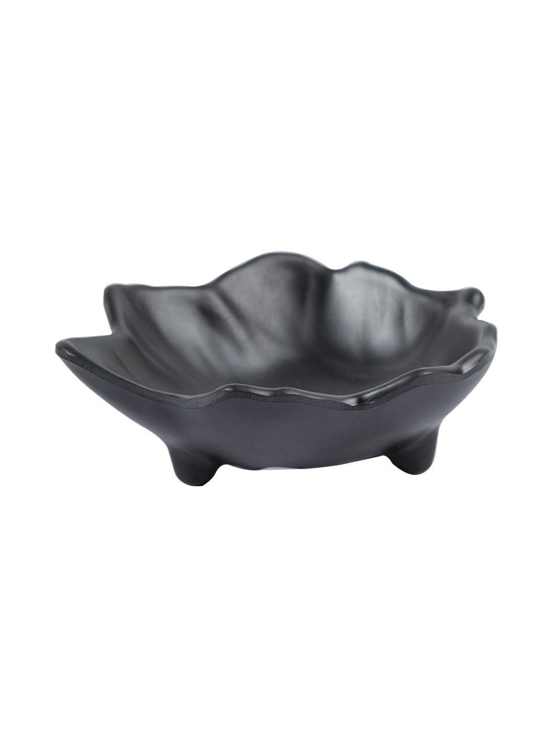 Black Melamine Chutney Bowls, Each 30mL, Set Of 6 Pcs