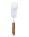 Market99 Bottle Cleaning Brush, with Bamboo Handle & Foam End - MARKET 99