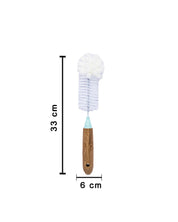 Market99 Bottle Cleaning Brush, with Bamboo Handle & Foam End - MARKET 99