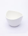 Market99 Bowls, with Wooden Tray, for Home, Office, Restaurants, White, Ceramic & Bamboo, Set of 3 - MARKET 99